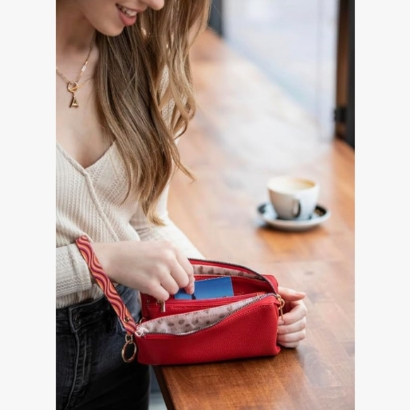 Kedzie-ECLIPSE Vegan Leather Mix / Match Wristlet Strap (Wildflower) - Picture 4 of 6